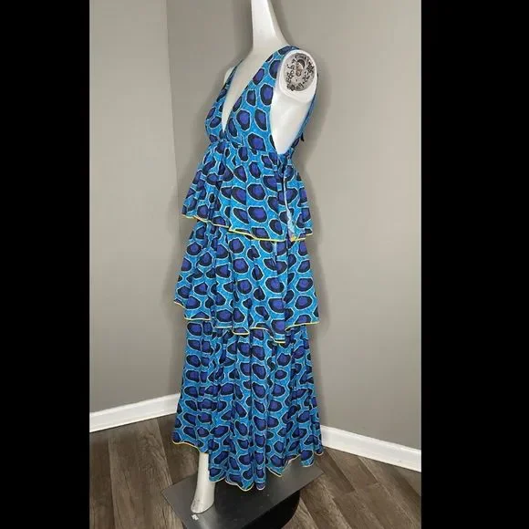 RHODE
Leela Sleeveless Print Tiered Dress - Picture 6 of 9